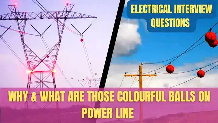 why aerial marker balls are used on power lines